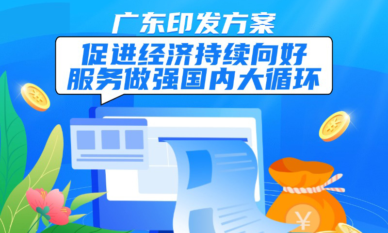 一圖讀懂廣東省促進經(jīng)濟持續(xù)向好服務做強國內大循環(huán)工作方案