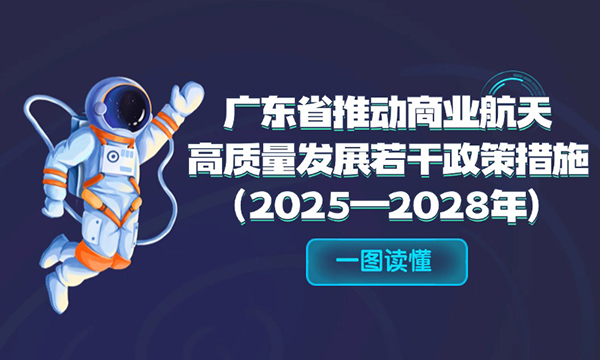 一圖讀懂廣東省推動商業(yè)航天高質(zhì)量發(fā)展若干政策措施（2025—2028年）
